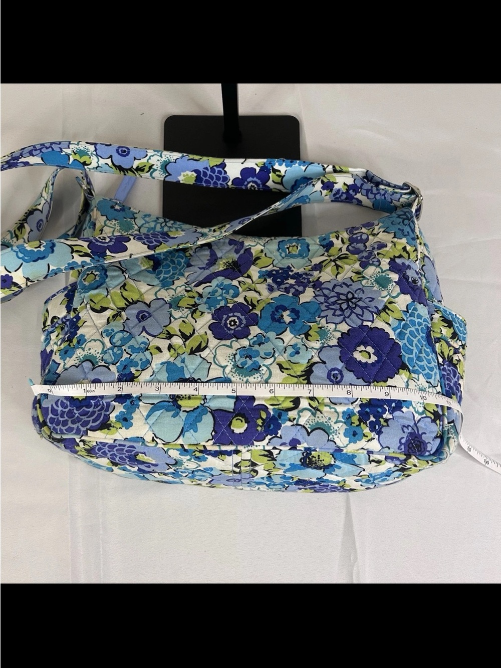 Vera Bradley Floral Blue Crossbody Shoulder Bag and Wallet Set - Picture 2 of 14